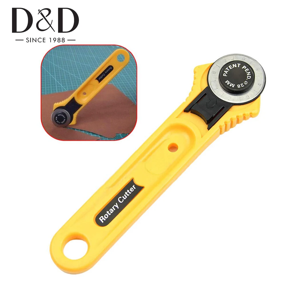 28mm Rotary Cutter Knife Safety Blade Fabric Circular Cutting Patchwork