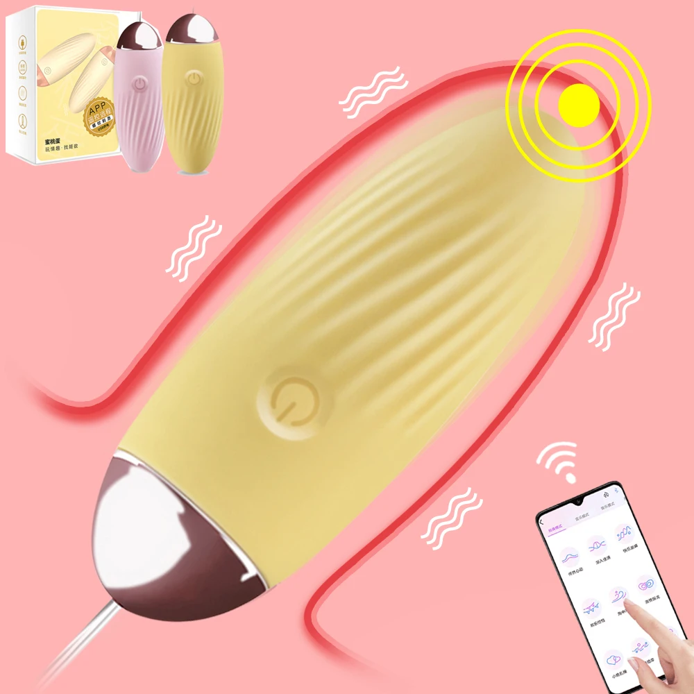 Œuf vibrant télécommandé sans fil pour stimulation clitoridienne_voghion.com