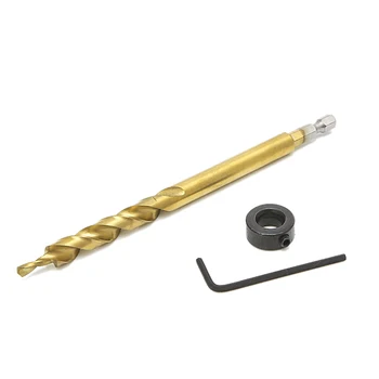 

GYTB 3/8 Inch (9.5Mm) Replacement Torsion Step Drill With Depth Stop Ring For Manual Recessed Hole System Drilling Rigs