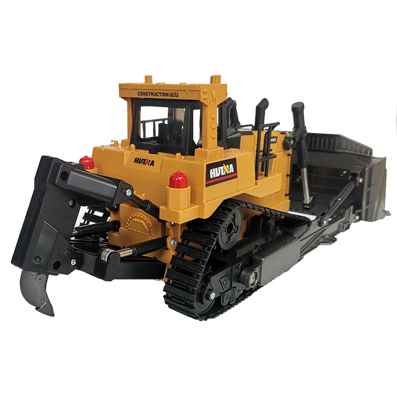 Huina Car Toy 1:16 RC Tractor Shovel Earthmover Heavy Bulldozer Tractor Truck Model Toys for Boys Kids Gift 4