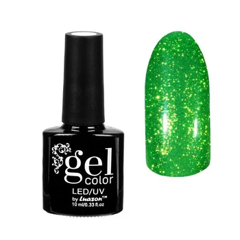 

Rhinestone Gel Polish, three-phase LED / UV, 10 ml, color 007 green