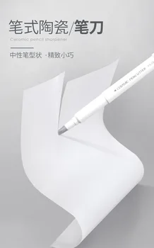 

Japan Ceramic Creative Paper Cutter Pen Knife Wearable Durability Ceramic Pen Cutter Cutting Paper for Crafts Notebook DIY Stati