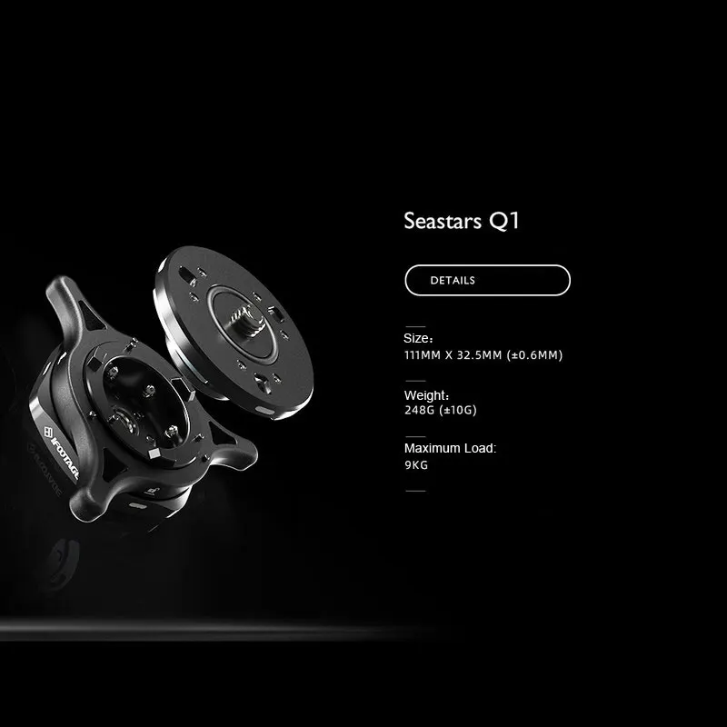 ifootage SEASTARS Q1 QUICK RELEASE plate Base Plate Clamp Tripod Screw Mount fast loading for DSLR Camera Camcorder Manfrotto
