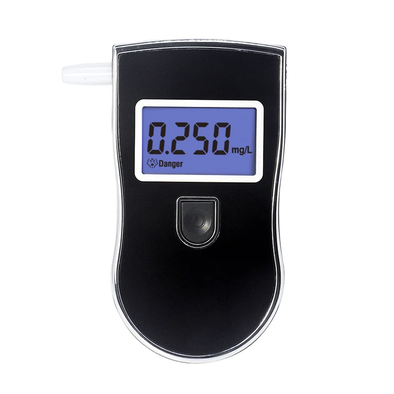 Цифровой алкотестер для дыхания автомобильный Алкотестер портативный полицейский спиртометр тест на вино AT818