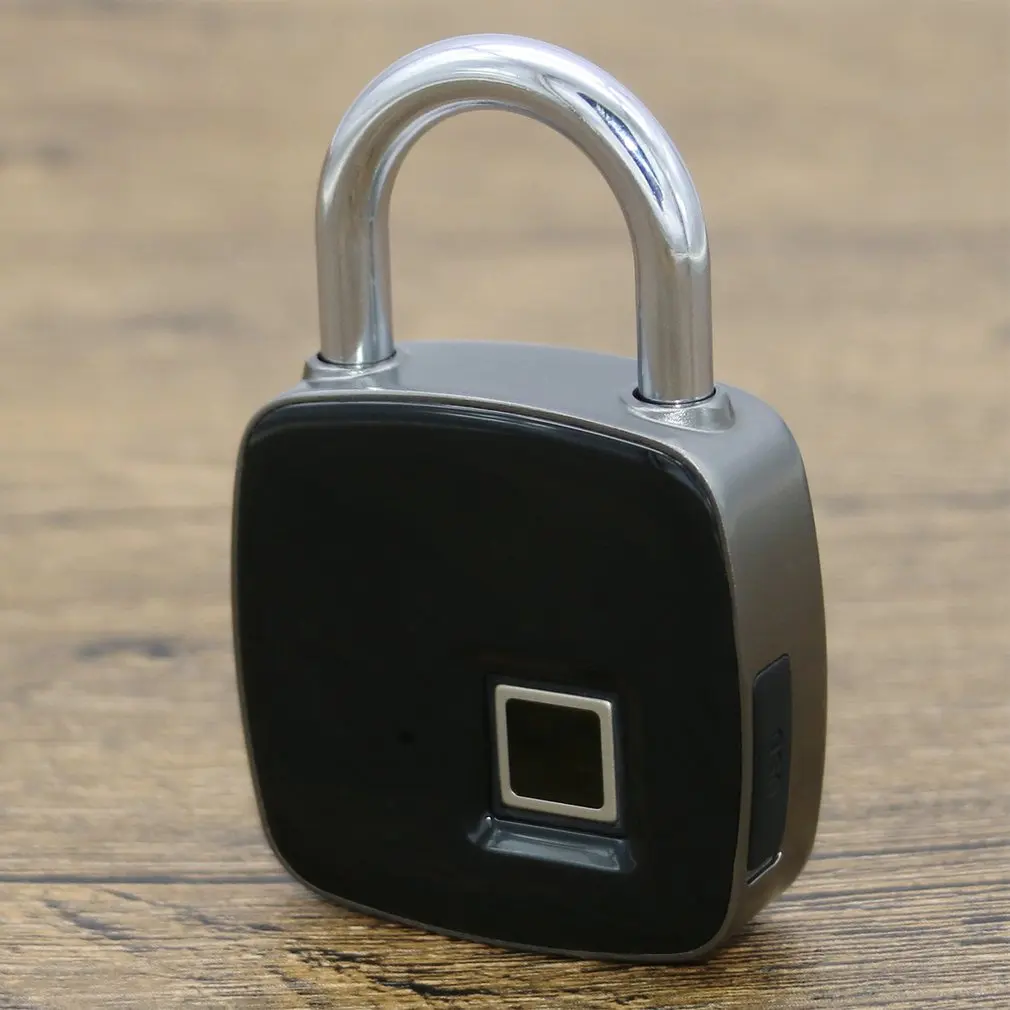 Смарт-замок без ключа с отпечатком пальца P3+ USB Перезаряжаемый доступ BT замок безопасности дверь багаж чехол замок для Android iPhone