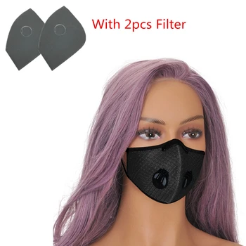 

Reusable Mask Washable Activated Filter Protective Anti-Pollution Respirator Mask Mascarillas Masque маскировать