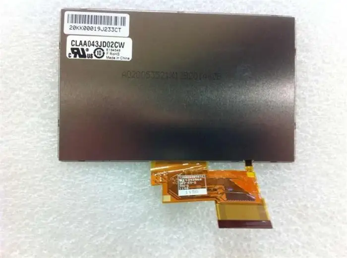 CPT 4,3 дюймов 40PIN TFT ЖК-экран CLAA043JD02CW 480(RGB)* 272 WQVGA