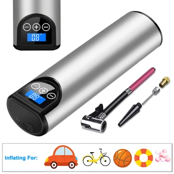 

12V 150PSI USB Rechargeable For Car Electric Pump Tire Inflator Portable Air Compressor Handheld Fast Preset Pressure Digital