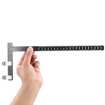 

Archery Accessory Aluminum Alloy T Square Measuring Brace Height Tool T Ruler for Outdoor Compound Recurve Bow Hunting Shooting