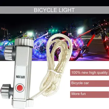 

20 LED Bike String Light Waterproof Bicycle Cycling Rim Lights LED Wheel Spoke Light 2.2m Night String Strip Lamp