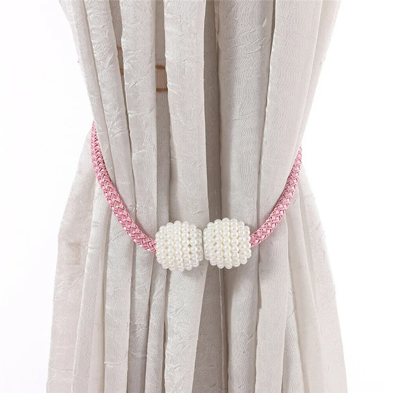 1 жемчужный магнитный зажим для штор держатели занавесок зажимы подвесная