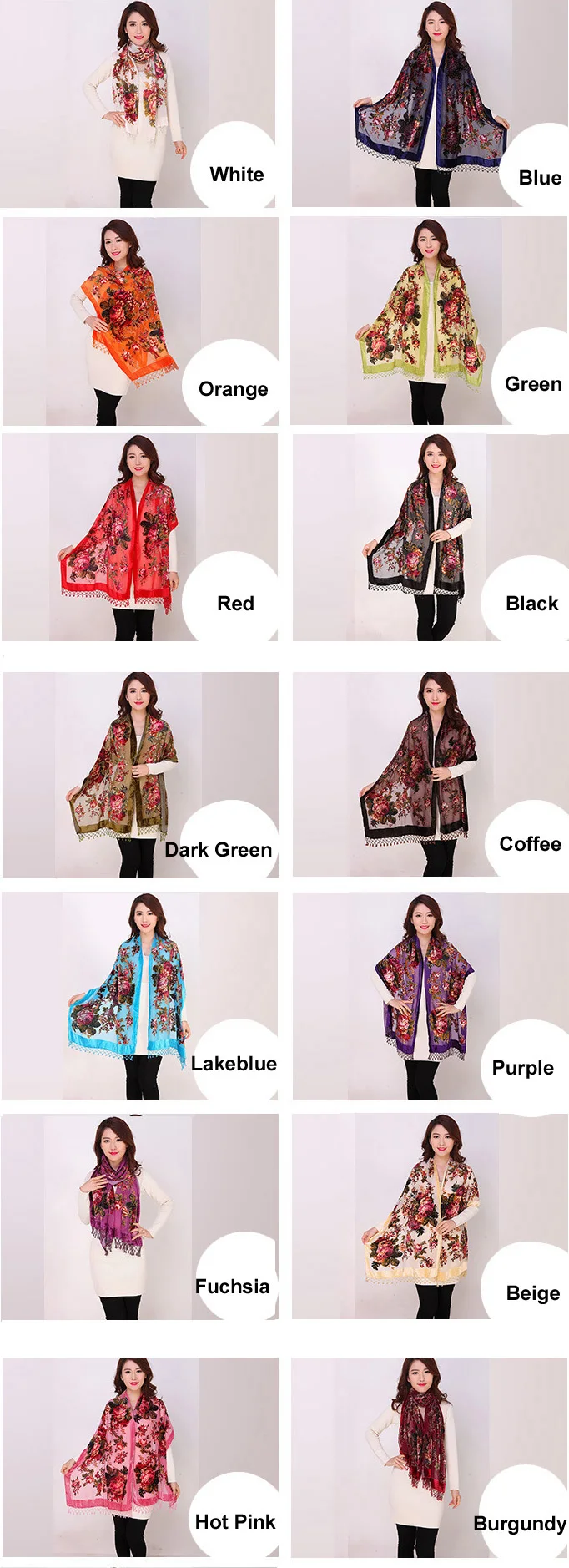 Silk Velvet Scarf Shawl Chinese National Women Rectangle Pashmina Poncho Handmade Beaded Flower Cape Mujeres Bufand 011207