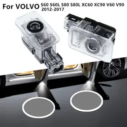 Projetor fantasma da sombra com logotipo conduziu a luz de boas vindas do laser da porta do passageiro para volvo s60 s60l s80 s80l xc90 v40 v60 xc60 2012 2017
