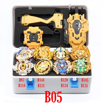 

2019 Gold Takara Tomy Launcher Beyblade Burst Arean Bayblades Bables Set Box Bey Blade Toys For Child Metal Fusion New Gift