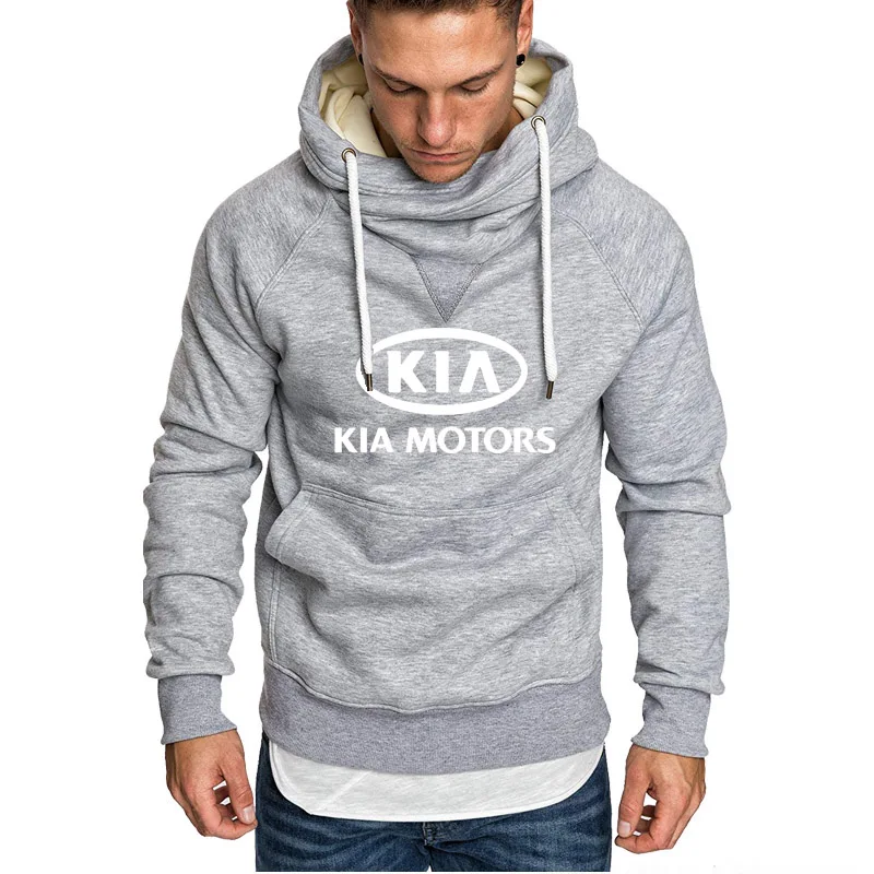 Толстовки для мужчин, автомобиль kia, толстовка с логотипом, весна-осень, новая мужская толстовка с капюшоном в стиле хип-хоп harajuku, модная повседневная толстовка из флиса, спортивный костюм