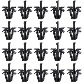 

EIDRAN 20pcs Car Black Nylon Grille Clip Retainer For Toyota Tacoma RAV4 Pickup 4Runner 90467-12040/9046712040