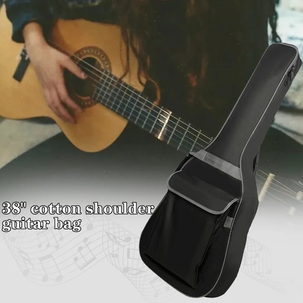 

2019 High Quality New Kanken Heavy Nylon Plus Padded Cotton Acoustic Guitar Bag 38/39 Inch Black Подставка Для Ручек Dropship