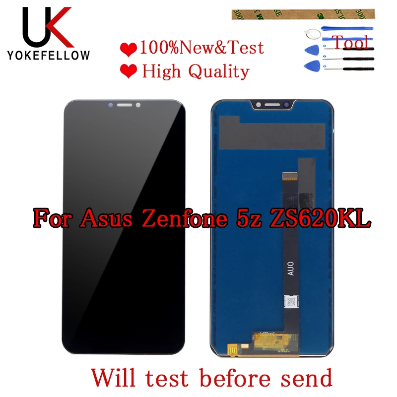 

LCD Display For Asus Zenfone 5z ZS620KL ZE620kl LCD Display Digitizer Screen Complete Assembly