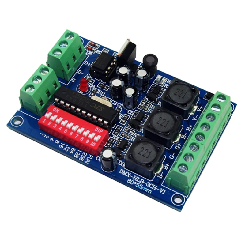 3CH DMX512 декодер DC5V-36V постоянный ток 350 мА/700 мА 3-канальный RGB контроллер 3 отдельных