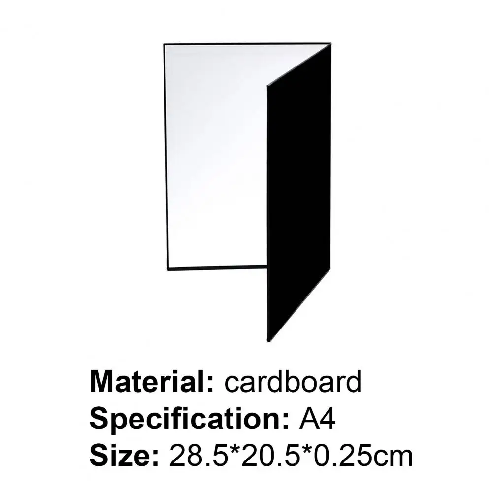 Photography Reflector A4 Light Double-sided Multi-purpose 3-in-1 Folding Diffuser Board for Still Life