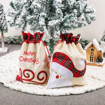 

EcoFriendly Canvas Gift Bags Santa Sacks Santa Large Xmas Gift Bag Christmas Candy Bag