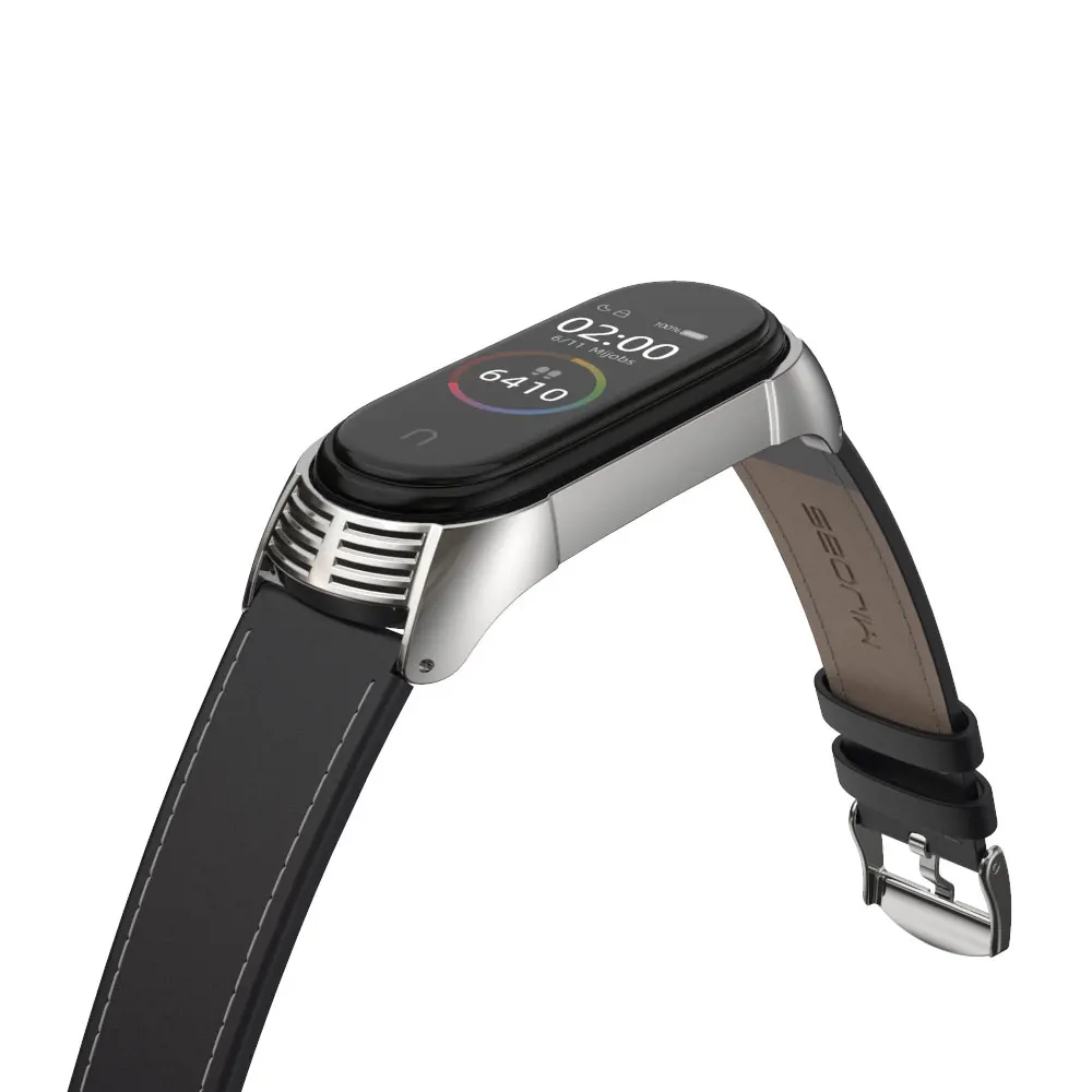 Mi jobs mi Band 4 ремешок из натуральной кожи для Xiaomi mi 4 3 браслет для смарт-часов mi Band 4 NFC аксессуары