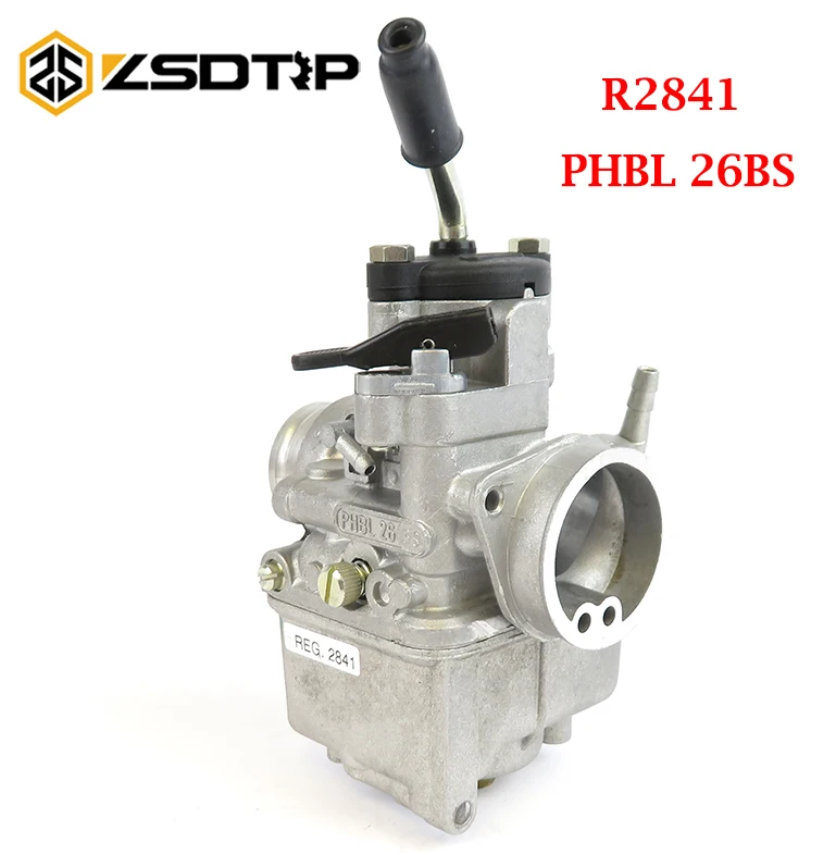 ZSDTRP Новый карбюратор Vergaser Dellorto PHBL 26 BS 2T 4T Универсальный YAMAHA TZR DR 50-300cc 26BS 4T(A) R2841 |
