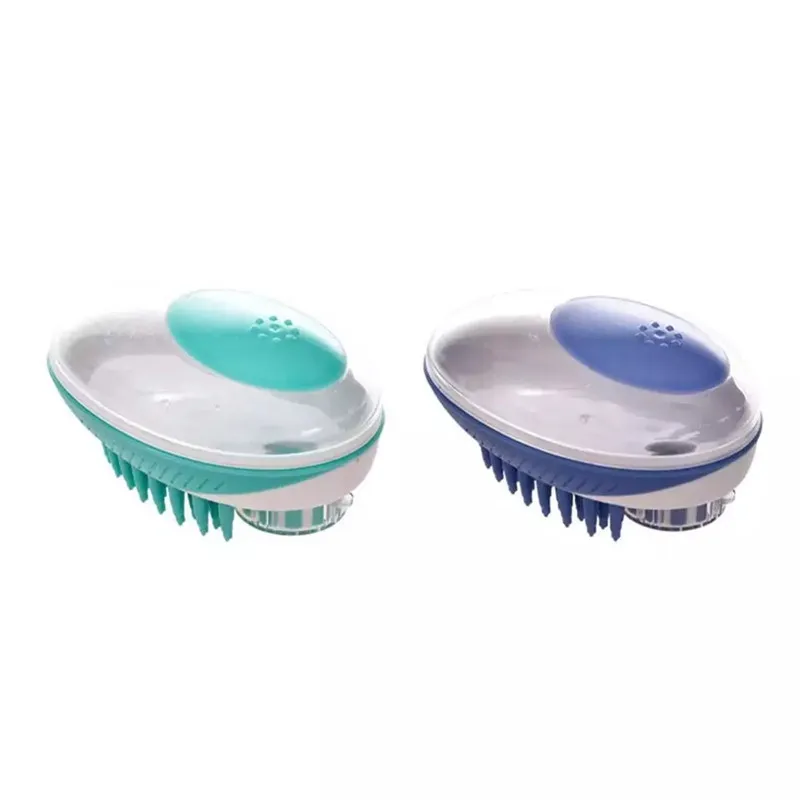 Pet Cat Grooming Brush Dog Bath Brush Comb Pet SPA Massage Brush Soft Dogs Cats Shower Hair Comb Dog Cleaning Tool Pet Supplies