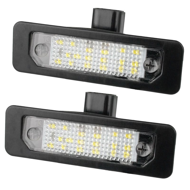 Автомобильный светодиодный светильник 18SMD для номерного знака для Ford Fusion Fiesta Mondeo