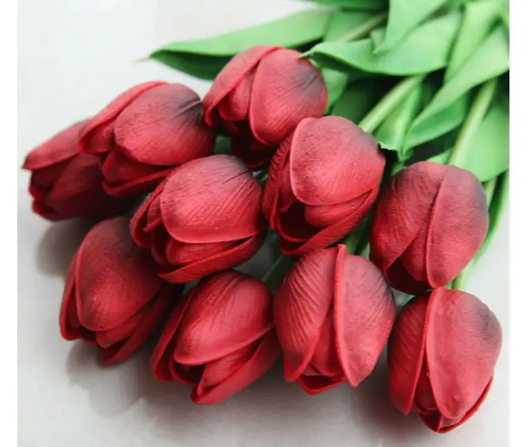 1 шт ПУ-тюльпаны Искусственные цветы Калла Настоящее прикосновение искусственные цветы для украшения мини Тюльпан Калла для украшения дома свадебные цветы
