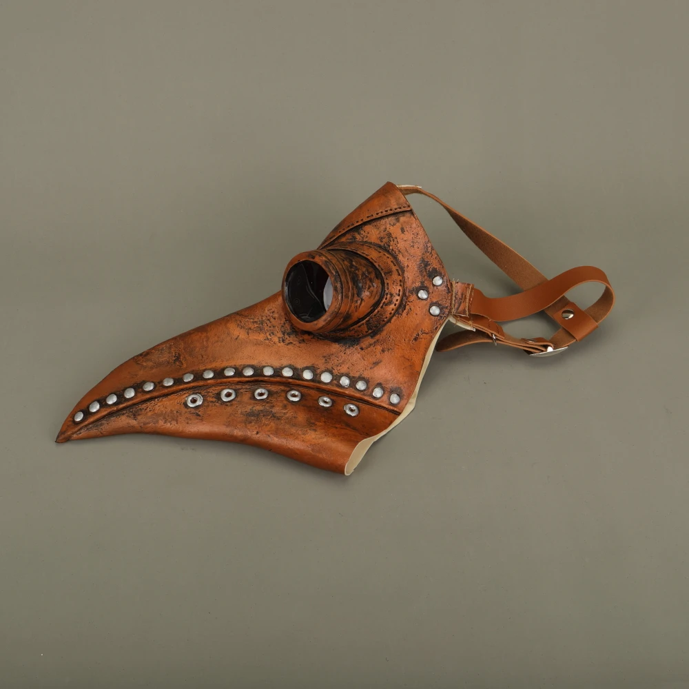 Steampunk Plague Doctor Mask Latex Bird Beak Doctor Mask Long Nose Masks Cosplay Costume Funny Face Wear Halloween Party New (2)