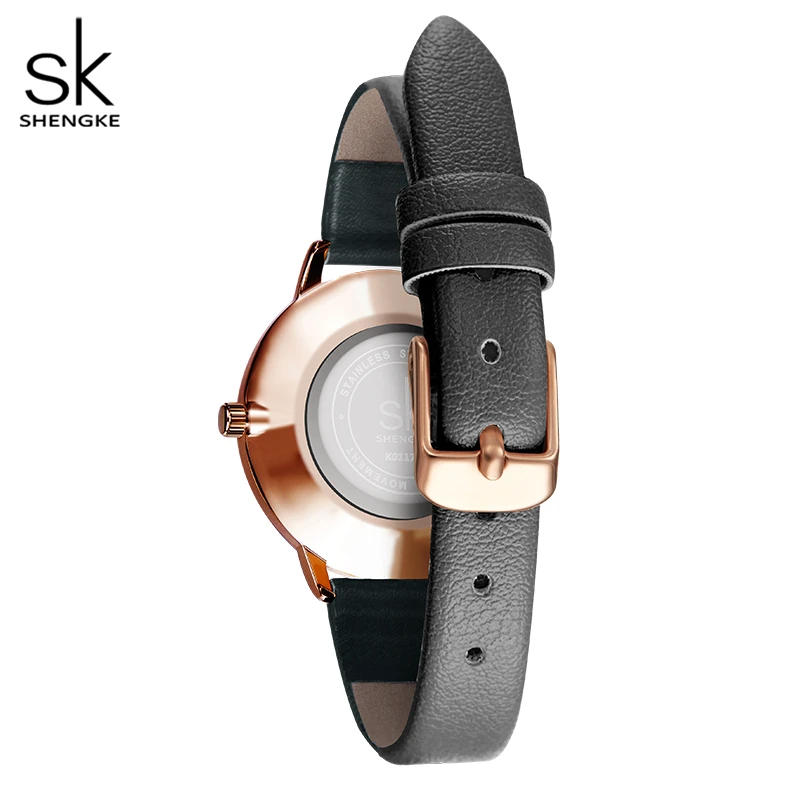 Goede Shengke Creatieve Vrouwen Horloges Lederen Polshorloge Reloj Mujer 2020 Sk Dames Quartz Horloge Klok Montre Femme # K0117