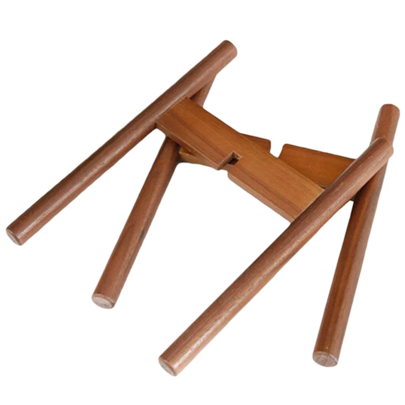 

Plant Stand Mid Century Wood Flower Pot Holder Display Potted Rack Rustic Decor Up to 10 Inch Planter (Plant and Pot NOT Include