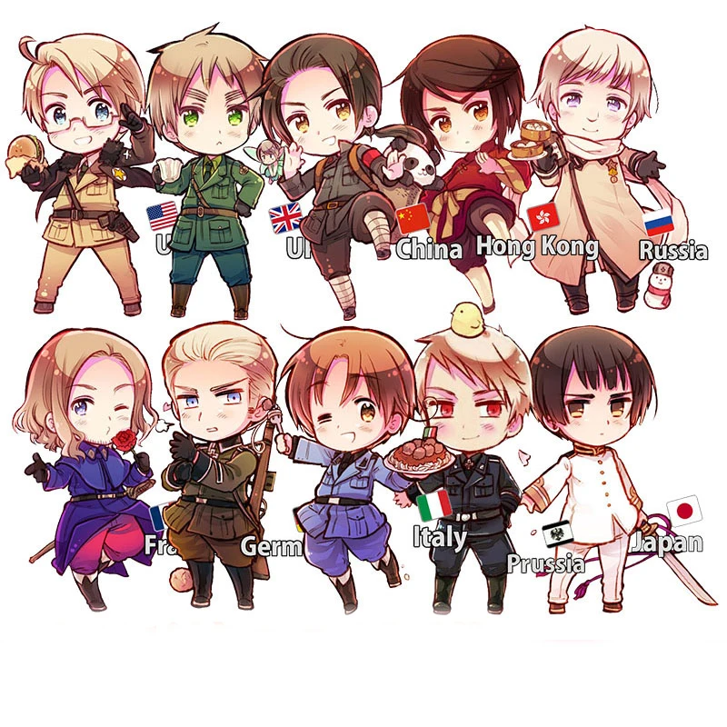 1 шт. Hetalia: Axis Powers аниме мультфильм APH косплей реквизит подвеска брелок сумка Декор