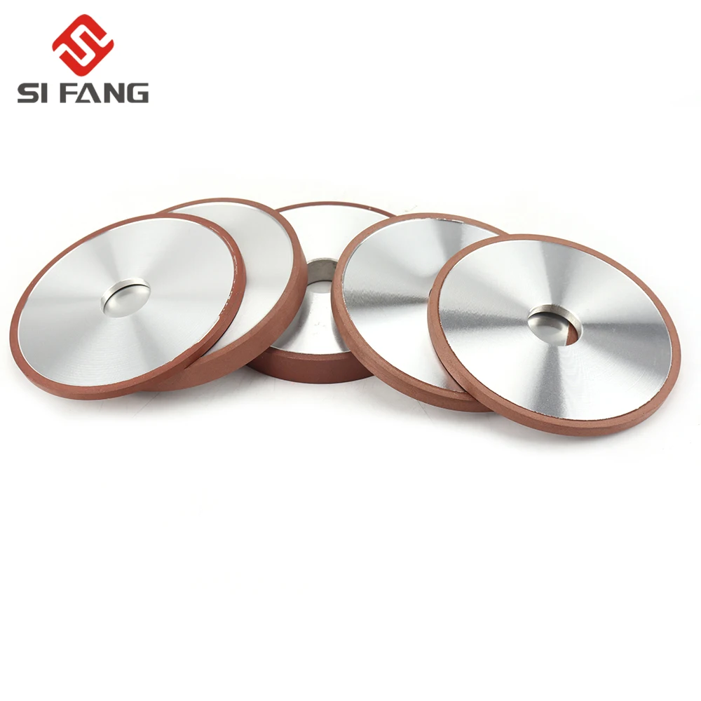 150mm Parallel Diamond Grinding Wheel Grinding Disc for Tungsten Steel Milling Cutter Tool Grit 150-400 Thickness 6-25mm