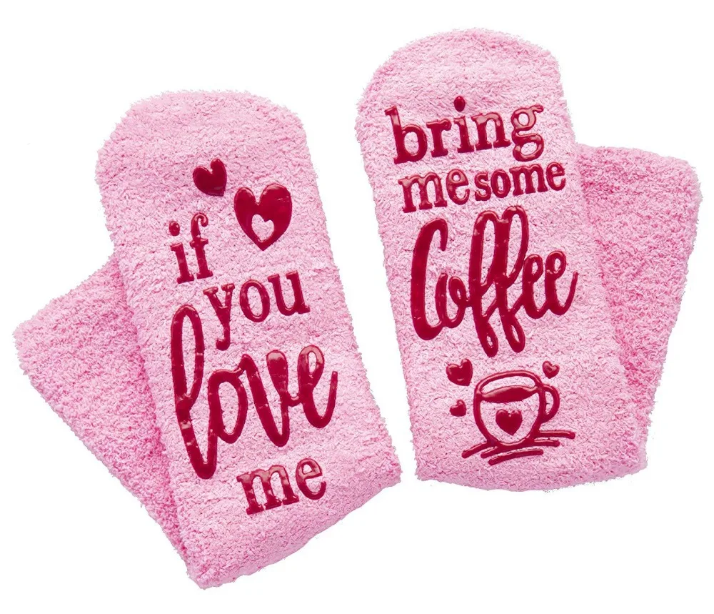 Valentines day gift terry socks if you love me socks party favor anniversary gift for girlfriend present