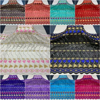 

african bazin riche fabric cotton dry basin brode lace fabric 5yards Swiss Voile In Switzerland Dubai Fabric 14L071174