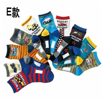 

10pari Toddler Boys Socks Autumn Winter Baby Stuff For Boy Cotton Socks Car Print Children Socks 3-12 Year School Teenage Sokken