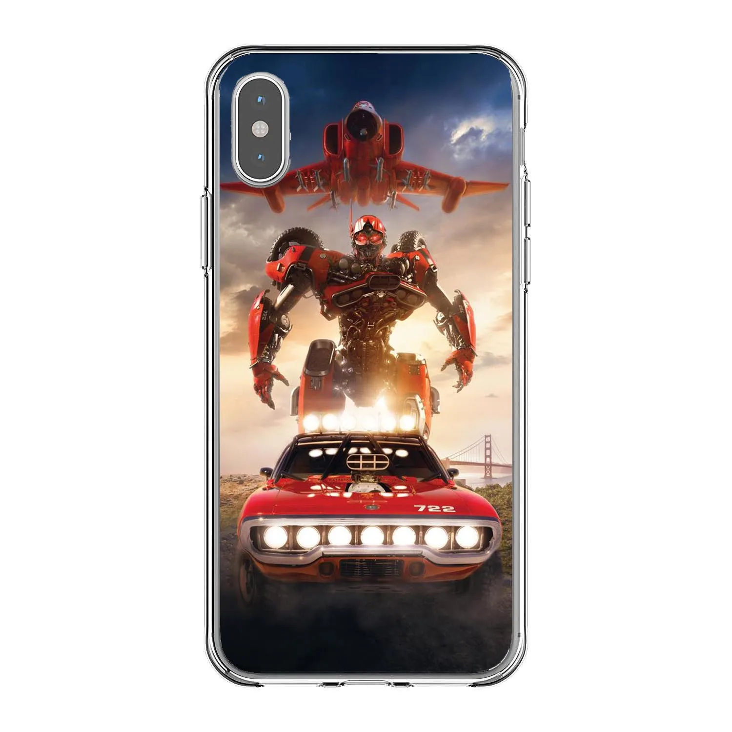 Симпатичные Трансформеры Bumblebee телефонные чехлы Чехол для iPhone X10 MAX 5s SE 6 6SPlus 7 8Plus Мягкий силиконовый чехол из ТПУ - Цвет: TPU