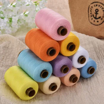 

24 Spools of Sewing Threads 1000 Yards Assorted Color Polyester Threads for Drapery Upholstery Saddlery