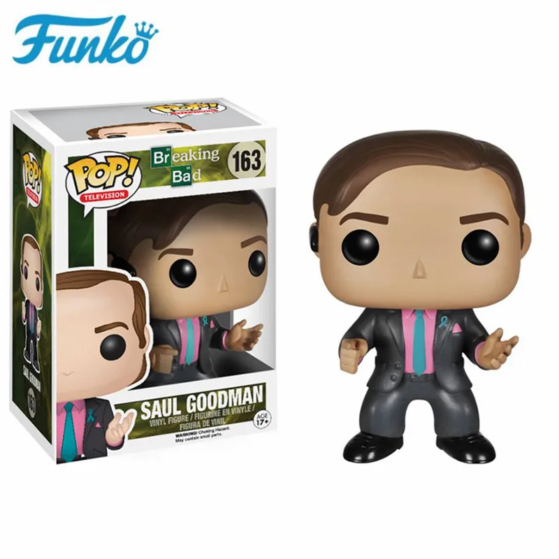 FUNKO Breaking Bad Гейзенберг Уолтер Уайт Сол Гудман Фигурки Коллекция виниловая модель игрушки для детей, подарок на Рождество и день рождения