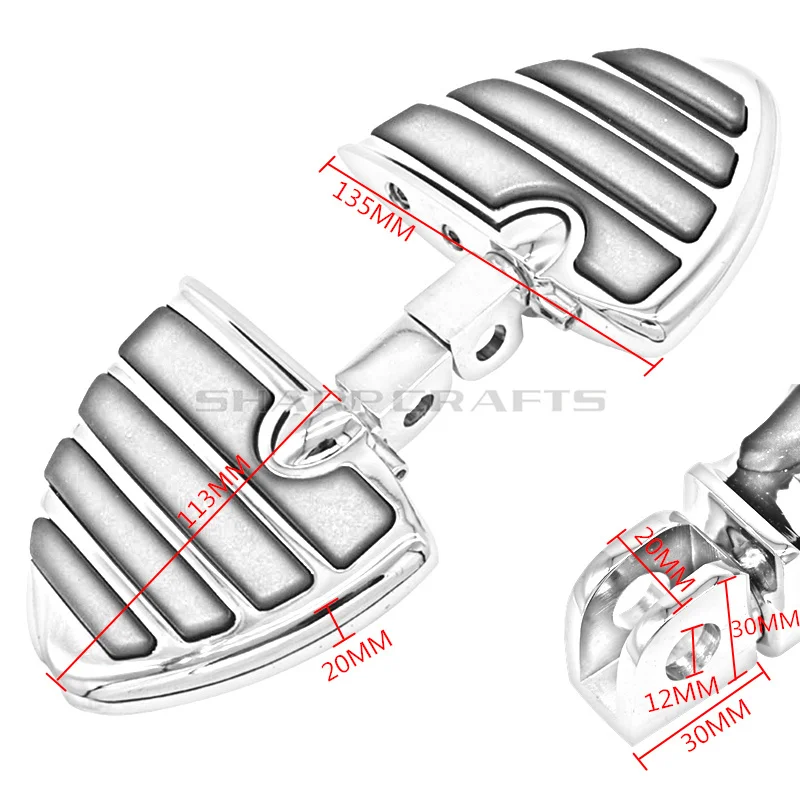 Мотоцикл переднего водителя педали для ног для Kawasaki Ninja 250R 300 650 ZX6R ZX7R ZX9R ZX10R ZX11R ZX12R ZX14R Z1000