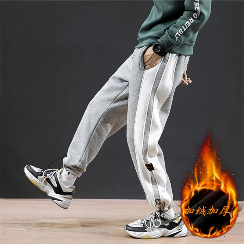 Black size m 5xl for men in new fall fat plus size sweatpants 2