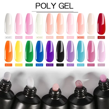 

Docaty Poly Extension Gel Colorful UV Quick Building Acrylic Poly Gel Nail Extension Soak Off Nail Gel Natural Fast Builder Gel
