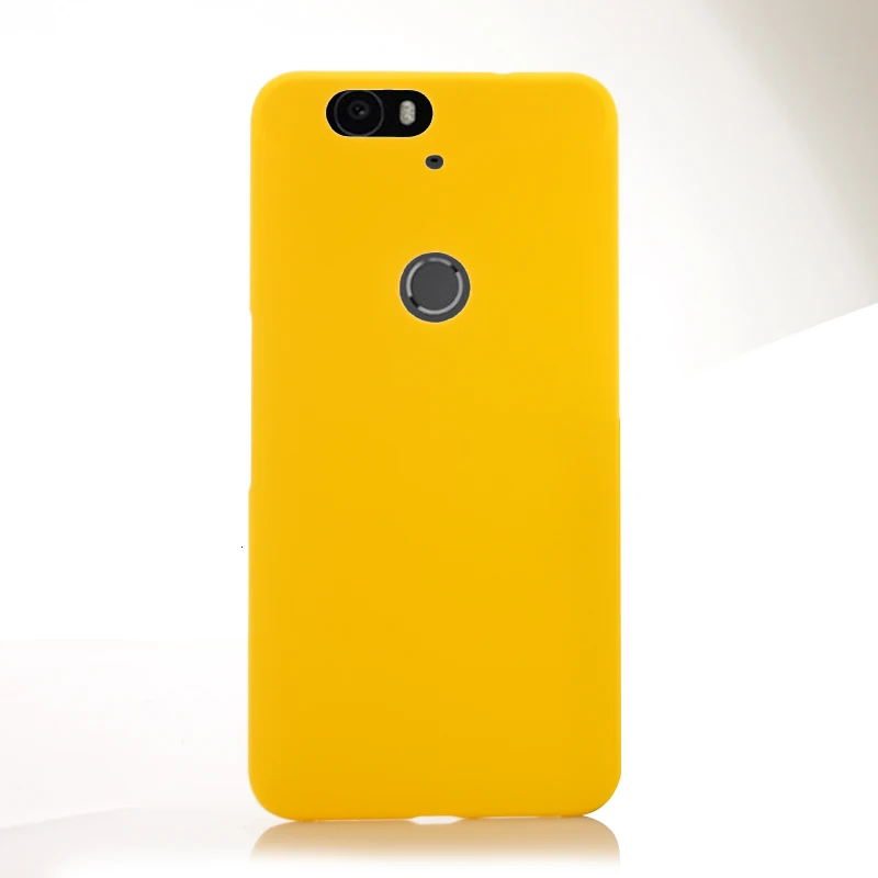 5 7 дюймов чехол для huawei Nexus 6p шелковистый Гладкий Жесткий пластиковый Чехол