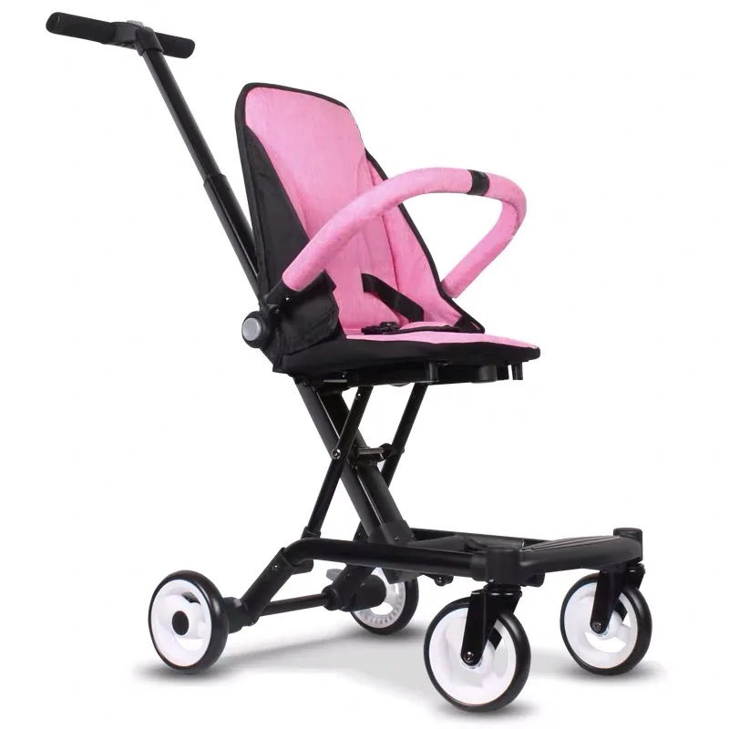 standard pink 2в1 портативная детская коляска, легкая прогулочная коляска для детей 1-3-5-7 лет, детская коляска - Цвет: standard pink