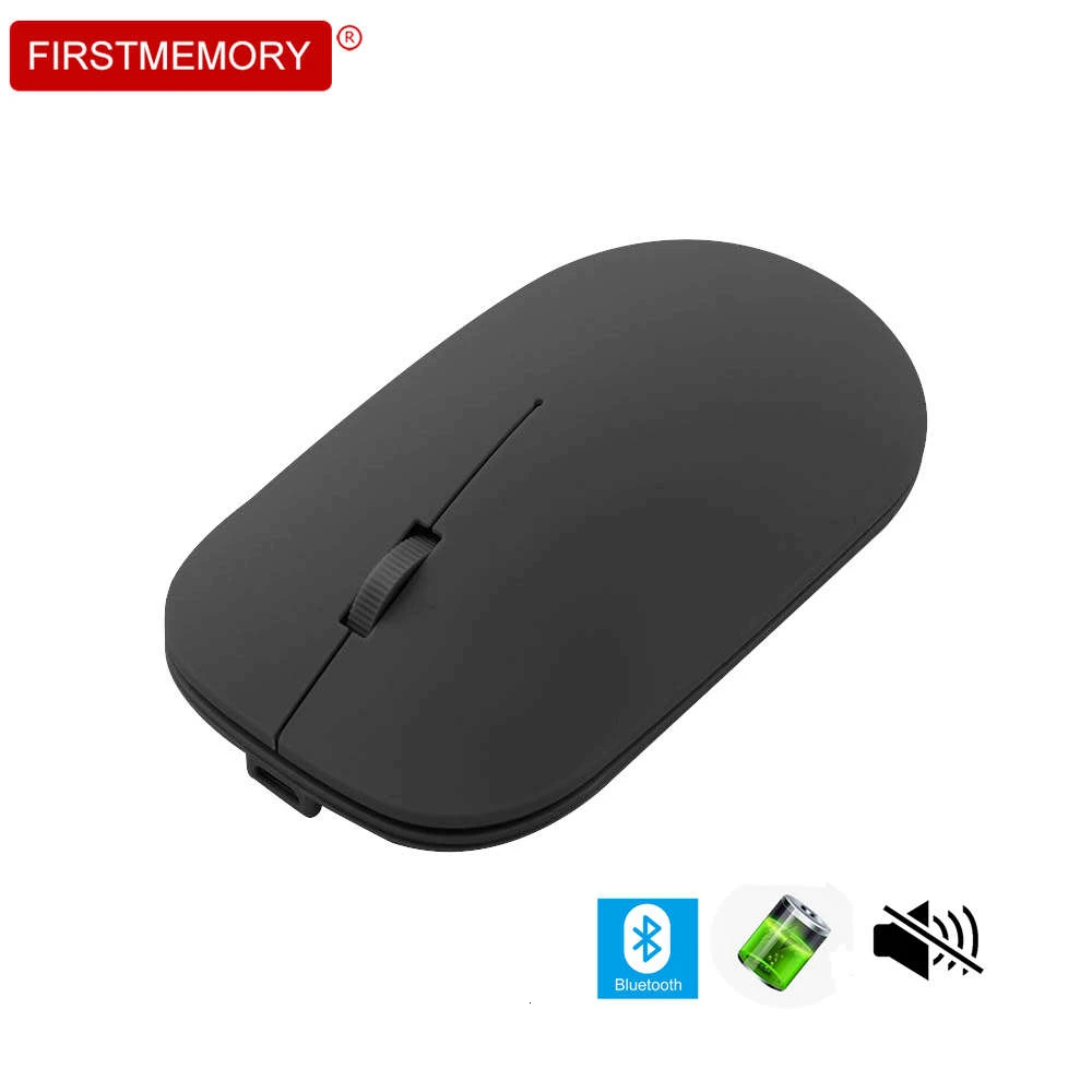 Bluetooth беспроводная Бесшумная мышь перезаряжаемая эргономичная компьютерная мышь Портативная оптическая мышь для Xiaomi ноутбук ПК планшет