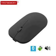 Bluetooth беспроводная Бесшумная мышь перезаряжаемая эргономичная компьютерная мышь Портативная оптическая мышь для Xiaomi ноутбук ПК планшет
