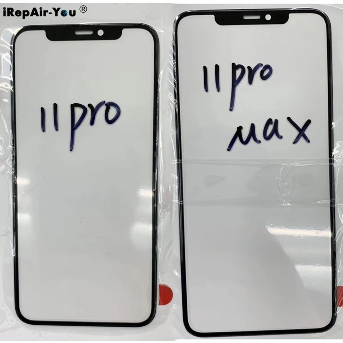 2 шт ЖК экран передняя внешняя стеклянная линза Замена для iPhone 11 Pro Max крышка