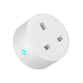 

UK Plug 10A Metering Version WIFI Smart Socket Enchufe Wifi Timing Remote Control Enchufe Wifi With Amazon Alexa / Google